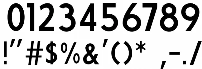 Market Deco Font Alte caractere