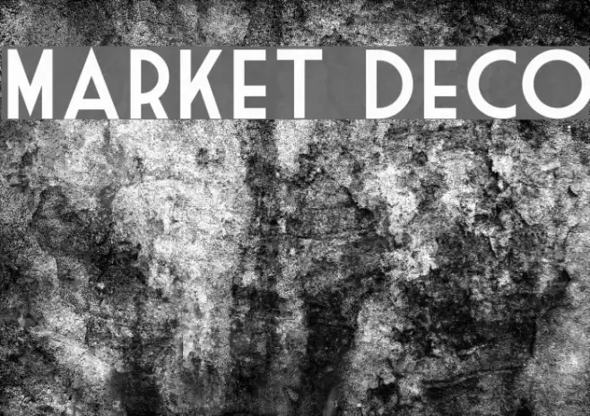 Market Deco Font examples