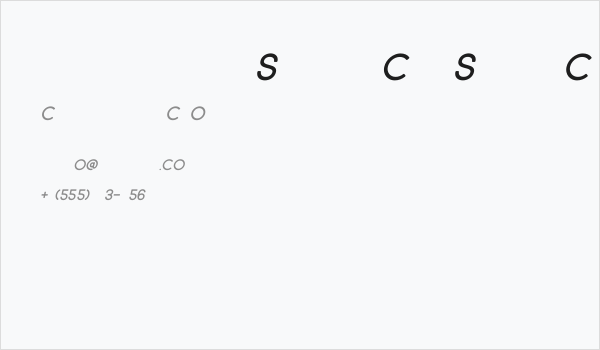 Market Fresh All Caps Italic Rg Business Card