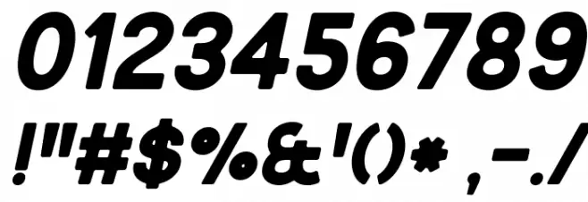 Market Fresh Bold All Caps Italic Font OTHER CHARS