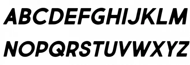 Market Fresh Bold All Caps Italic Schriftart Groß