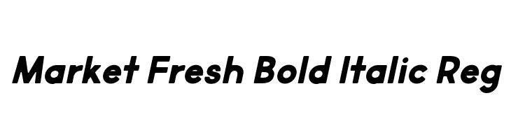 Market Fresh Bold Italic Reg  नि: शुल्क फ़ॉन्ट्स डाउनलोड