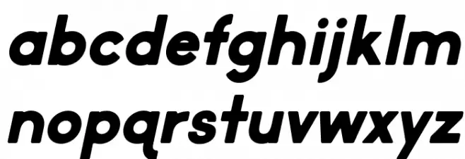 Market Fresh Bold Italic Reg फ़ॉन्ट लोअरकेस