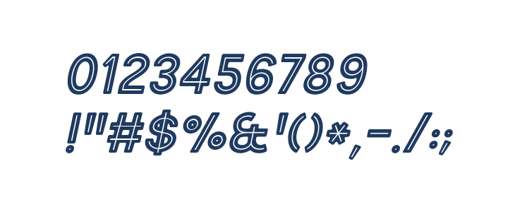 Market Fresh Inline Bold All Caps Italic Other Characters