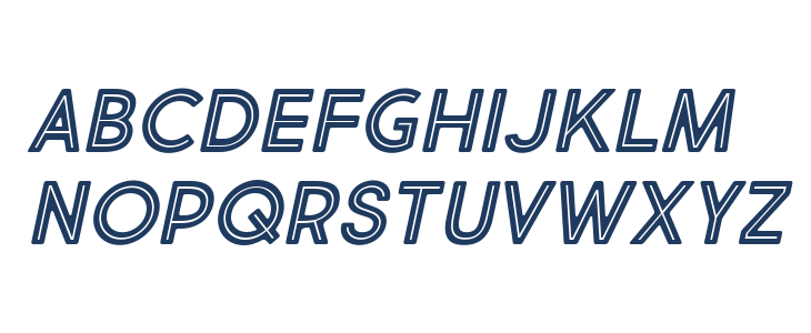 Market Fresh Inline Bold All Caps Italic Lowercase