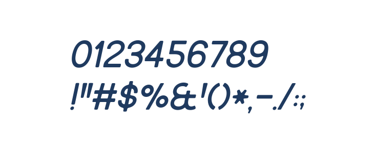 Market Fresh Italic Regular Other Characters