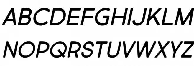 Market Fresh Italic Regular Fonte MAIÚSCULAS