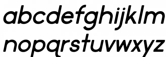 Market Fresh Italic Regular फ़ॉन्ट लोअरकेस