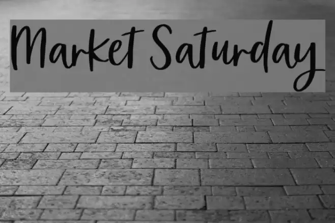 Market Saturday Font examples