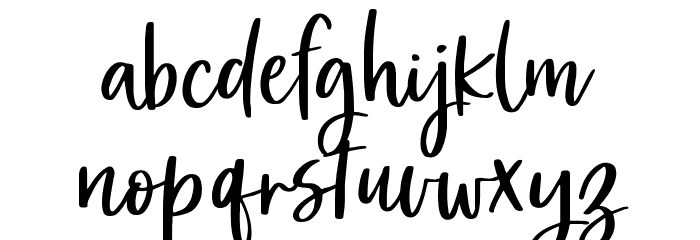 Market Saturday Font LOWERCASE