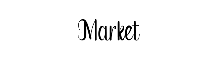 Market  Free Fonts Download