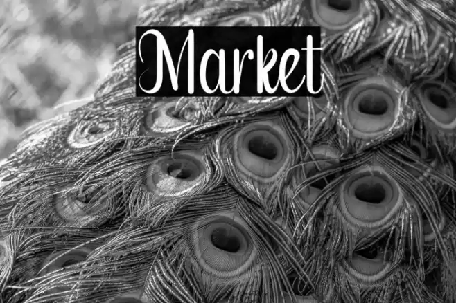 Market Font examples
