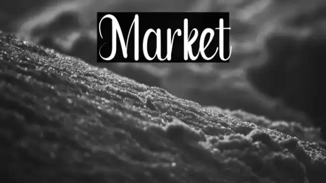 Market Font examples
