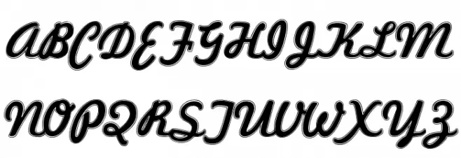 Marketing Script Inline Fuentes MAYÚSCULAS