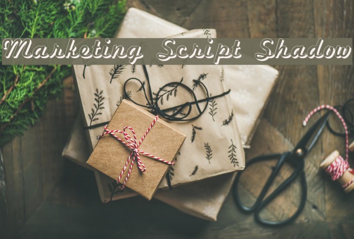 Download Marketing Script Shadow Font Ffonts Net SVG Cut Files