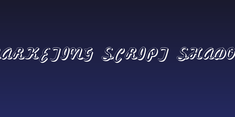 Marketing Script Shadow Social Header