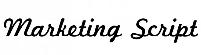 Marketing Script  les polices de caractères gratuit tlcharger
