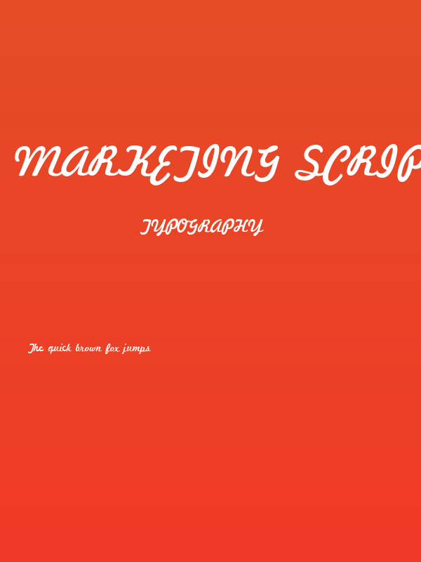 Marketing Script Poster