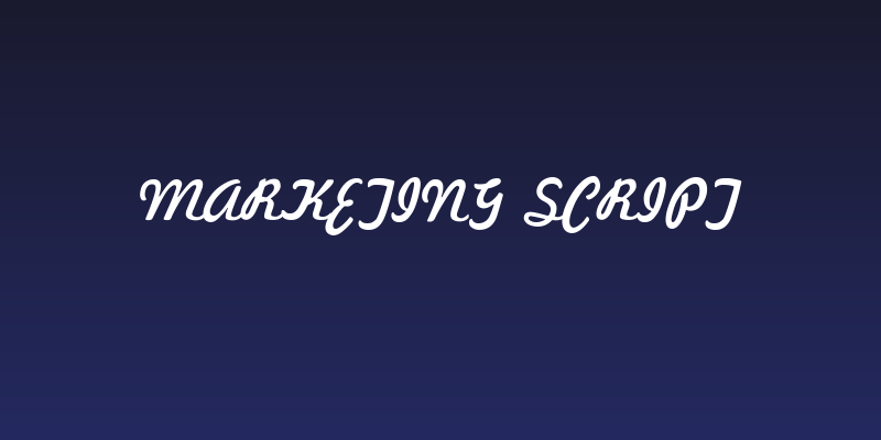 Marketing Script Social Header