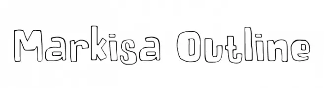 Markisa Outline  Frei Schriftart Herunterladen