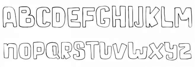 Markisa Outline Fuentes MAYÚSCULAS