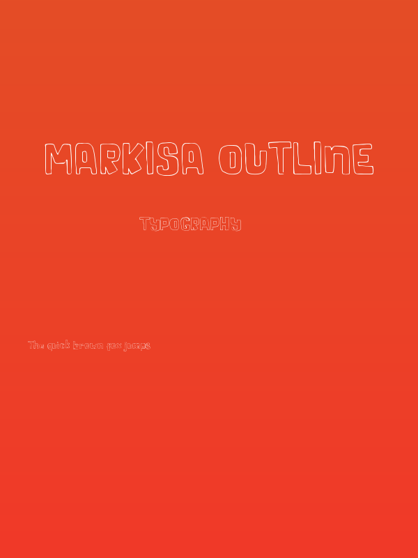 Markisa Outline Poster