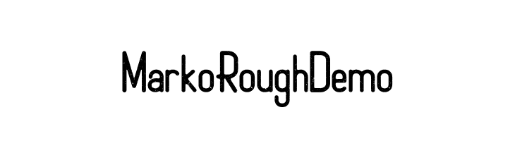 Marko Rough Demo  font caratteri gratis