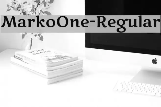 MarkoOne-Regular Example 1