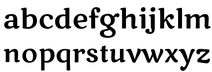 MarkoOne-Regular Font LOWERCASE