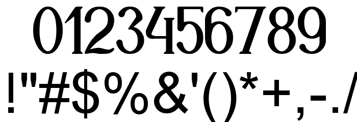Markofontina Font OTHER CHARS