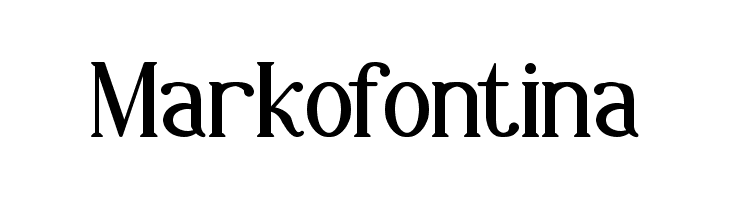 Markofontina  Free Fonts Download