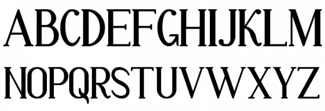 Markofontina Font Litere mari