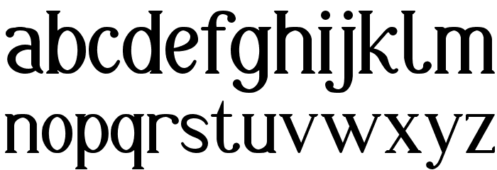 Markofontina Font LOWERCASE