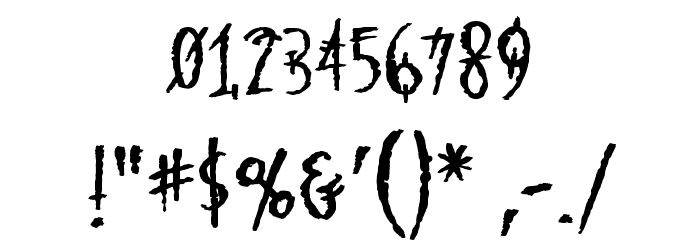 MarkoftheBeastBB Font OTHER CHARS
