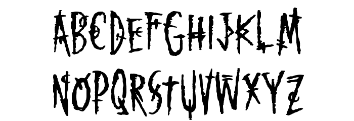 MarkoftheBeastBB Font LOWERCASE