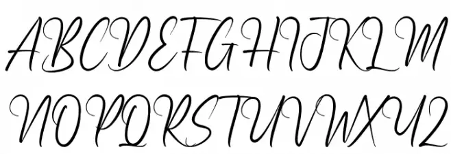 Marksville Demo 字体 大写