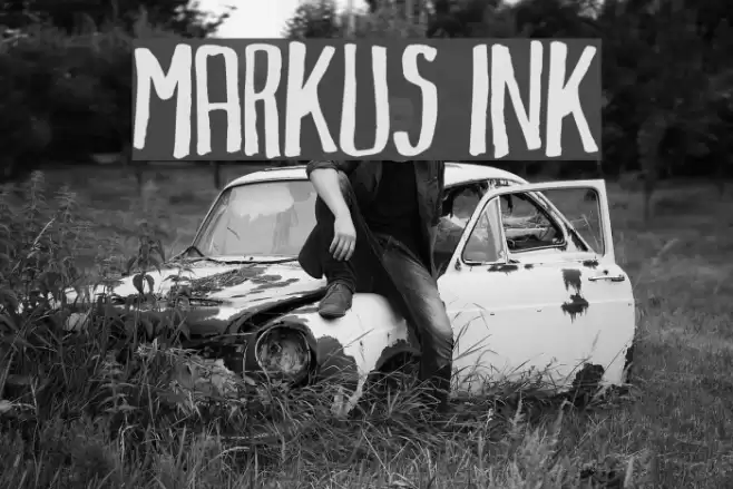 Markus Ink Font examples