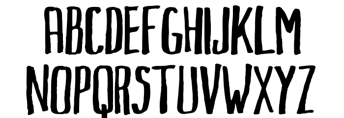 MarkusInk Font LOWERCASE