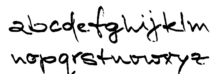 MarleenScriptreduced-Medium Font LOWERCASE