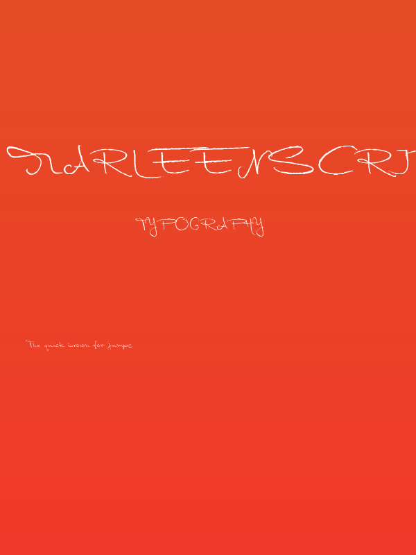 MarleenScriptreduced-Normal Poster