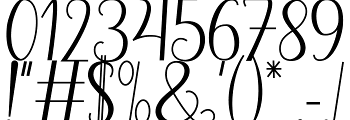 Marleigh Font OTHER CHARS