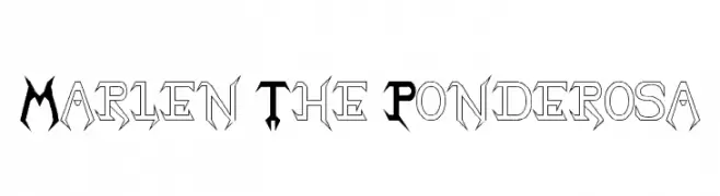 Marlen The Ponderosa  Fuentes Gratis Descargar