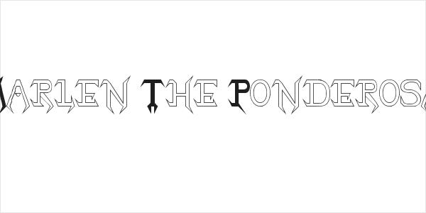 Marlen The Ponderosa Logo
