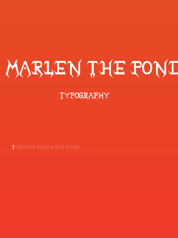 Marlen The Ponderosa Poster