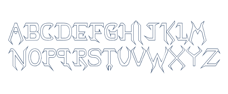 Marlen The Ponderosa Lowercase