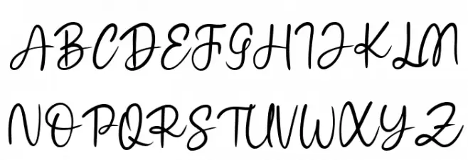 Marley Lovely Free Font Regular Polices MAJUSCULES