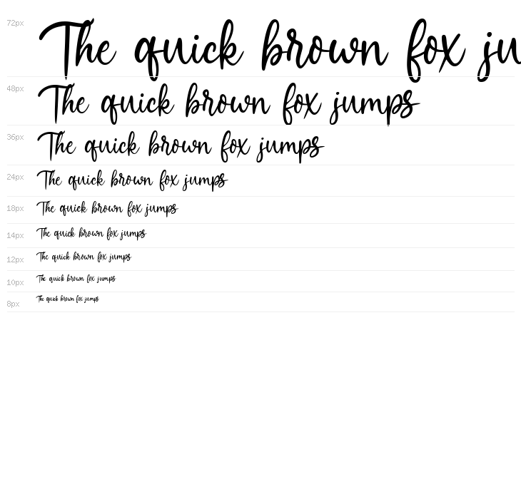 Marley Lovely Free Font Regular Waterfall