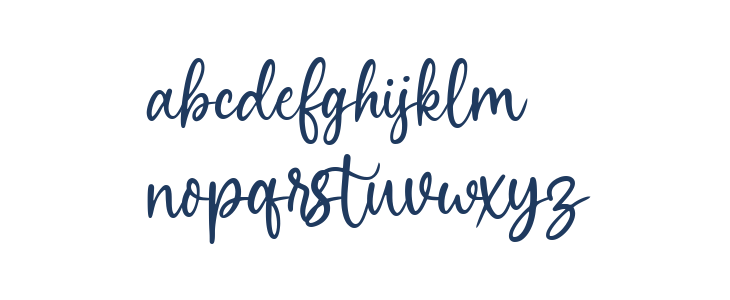 Marley Lovely Free Font Regular Lowercase