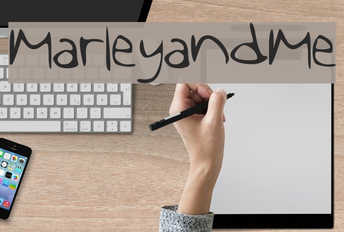 MarleyandMe Font examples
