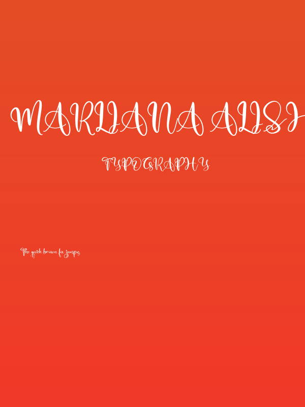 Marliana Alisha Poster